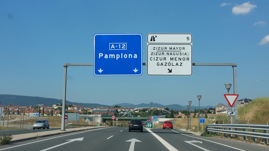 Pamplona Iruña Highway