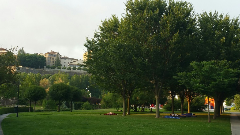 Sleeping in San Fermin