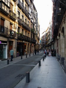 Calle casco viejo de Bilbao