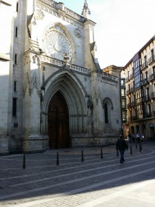Entrada Catedral de Santiago, Bilbao