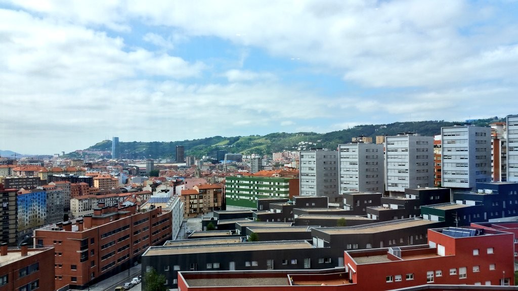 Vistas desde una de las habitaciones del Hotel Gran Bilbao