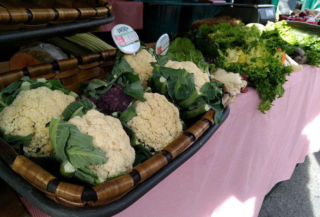 Azoka de Abadiño, products from the garden