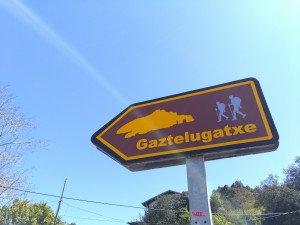 Cartel San Juan de Gaztelugatxe