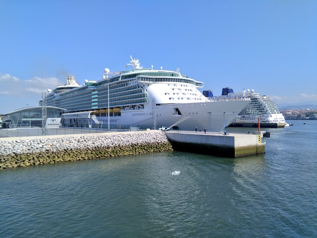 Crucero Independence of the sea en el puerto de cruceros de Bilbao, excursiones para cruceros en Bilbao