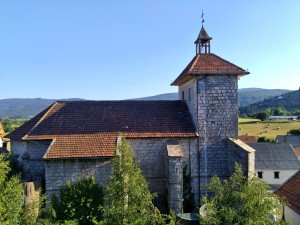 Iglesia de san pedro de Abaurrea Alta, museo de estelas