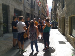 Grupo visita guiada Casco Viejo Bilbao