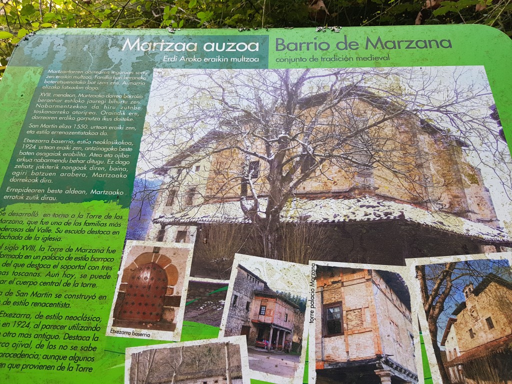 Barrio de Marzana, vía verde de Arrazola