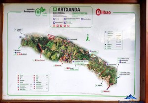 Mapa de Artxanda