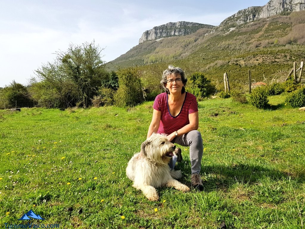 Maitina, responsable de la casa rural Monaut del Pirineo Navarro