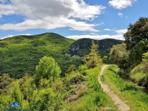 Camino de la ruta del agua de Berganzo