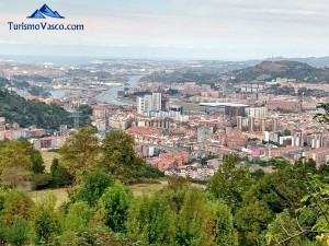Bilbao desde los montes que lo rodean