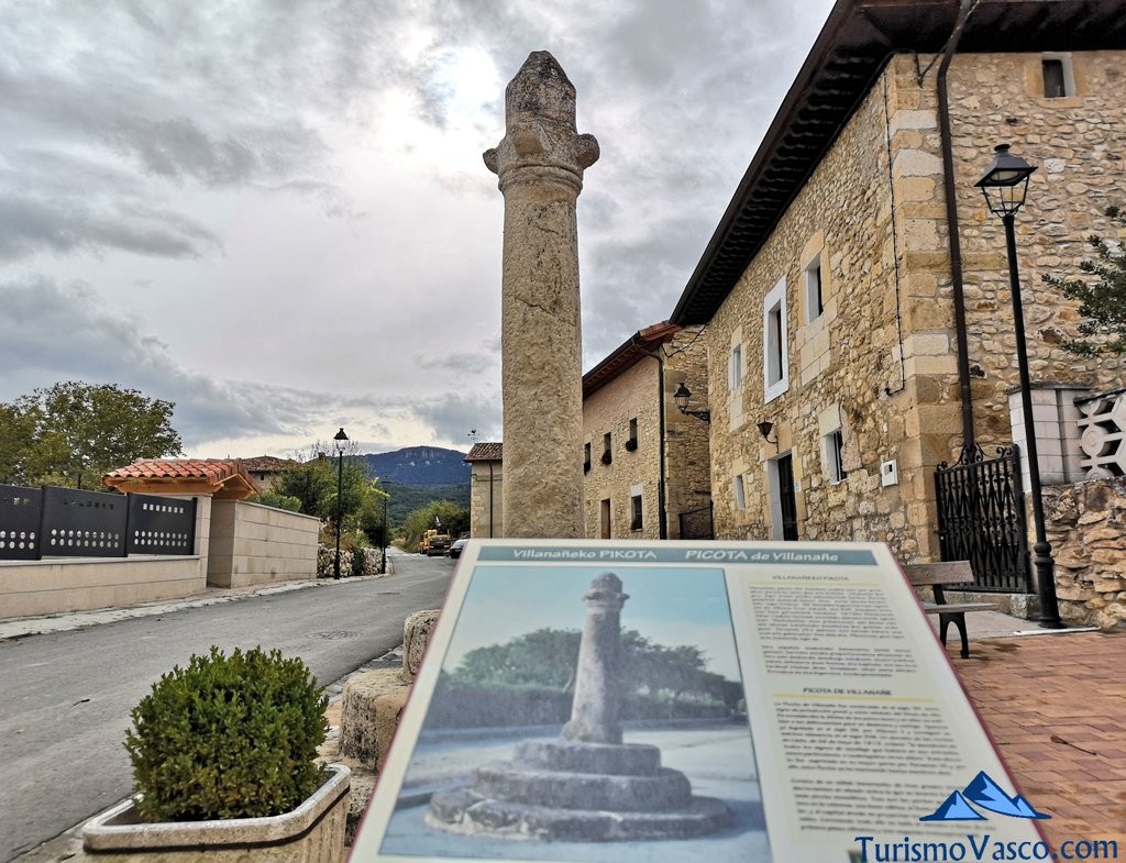 pillory of Villanañe, tower of the Varona family