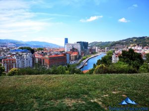 Bilbao desde el Parque Etxebarria, Miradores de Bilbao