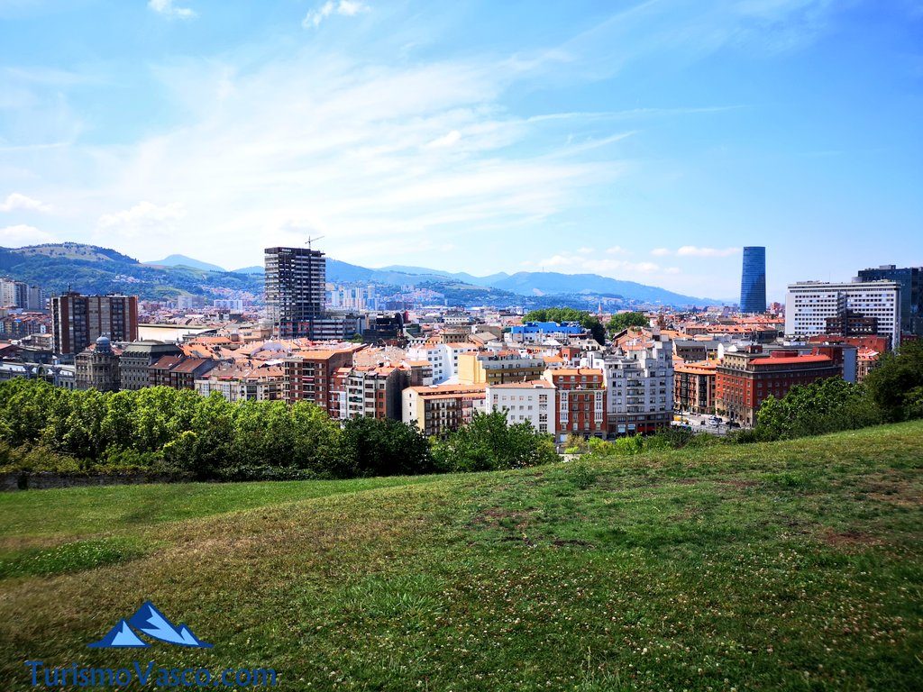 vistas desde el parque etxebarria, mejores vistas de Bilbao, miradores de Bilbao