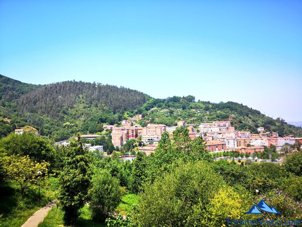 vistas desde la playa verde de iturrigorri, Bilbao, miradores de Bilbao