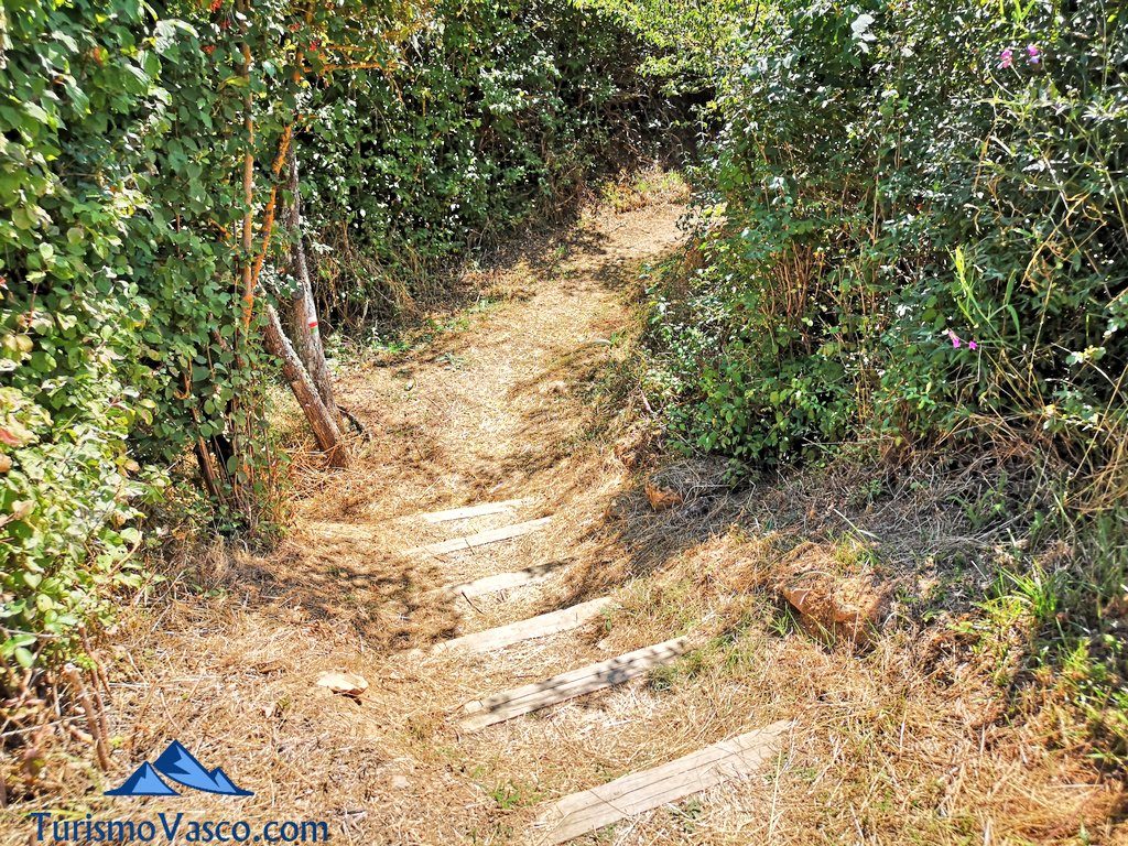 stairs, salinas de añana route