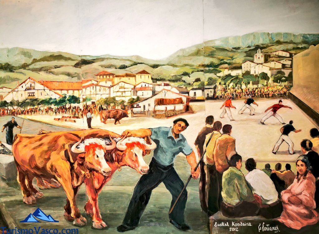 basque mural, Orduña what to see, Urduña