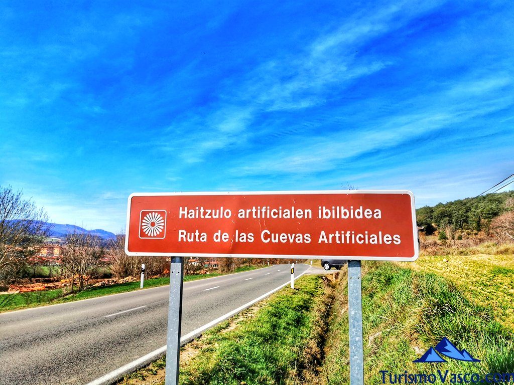 route of the artificial caves of valdegovia, caves of Valdegovía