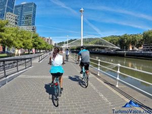visita guiada en bicicleta, visitas guiadas en Bilbao