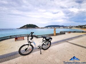 bicicleta paseo de donostia san sebastian, alquiler de bicicletas en Donostia San Sebastian