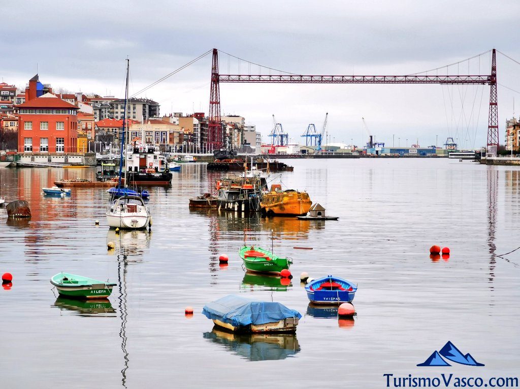 puente bizkaia, puente colgante, botes ria portugalete, Portugalete qué ver y hacer