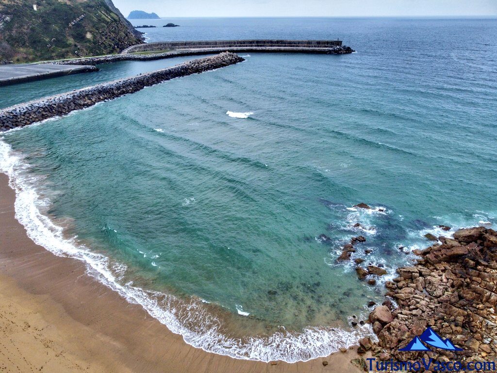 dron playa antilla orio, qué ver en Orio