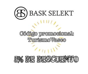 BASK SELEKT codigo promocional TurismoVasco, comprar productos vascos online