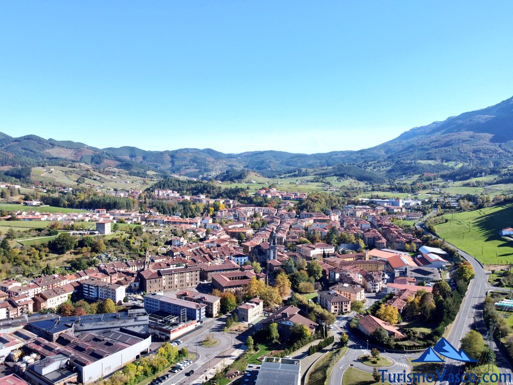 oñati from the drone, oñati from the air, what to see in Oñati, oñati from the air, what to see in Oñati
