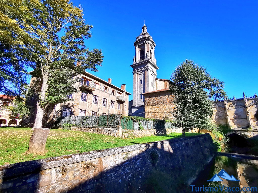 olaran river and the church of san miguel of oñati, what to see in Oñati