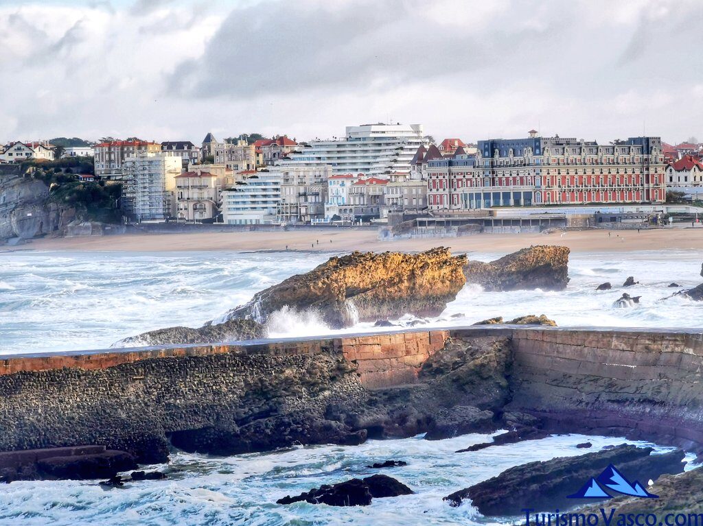 espigon de biarritz, biarritz desde el mar, qué ver en Biarritz