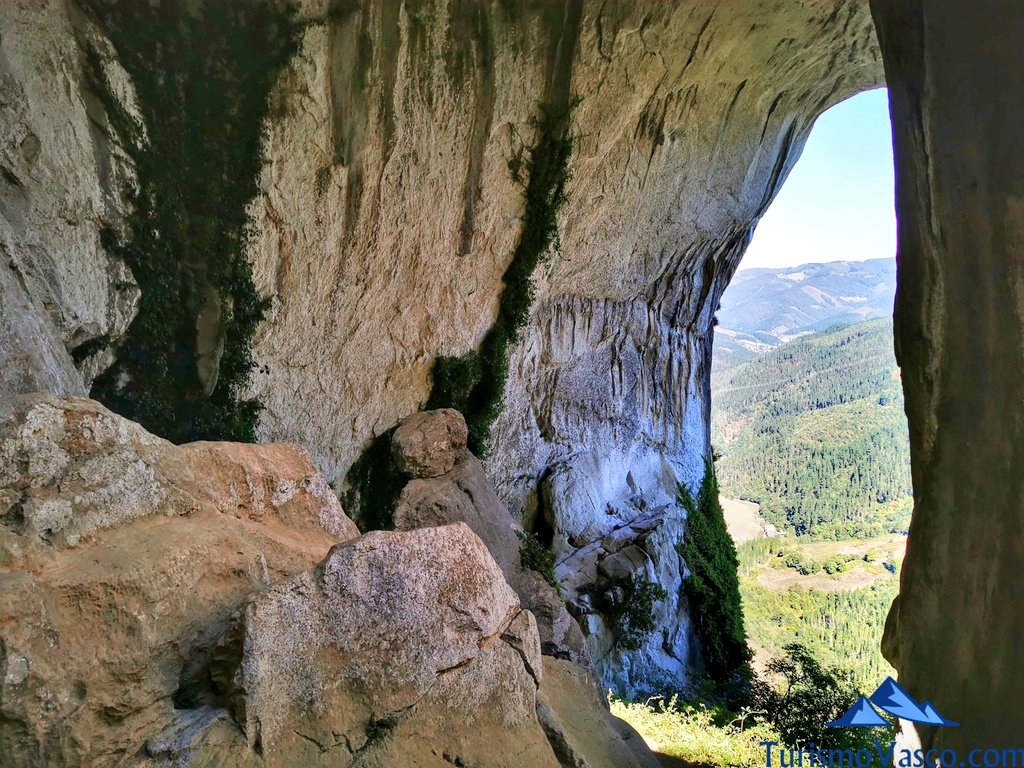interior del ojo de aitzulo