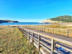 acceso a la playa de Gorliz, visitas guiadas en Gorliz