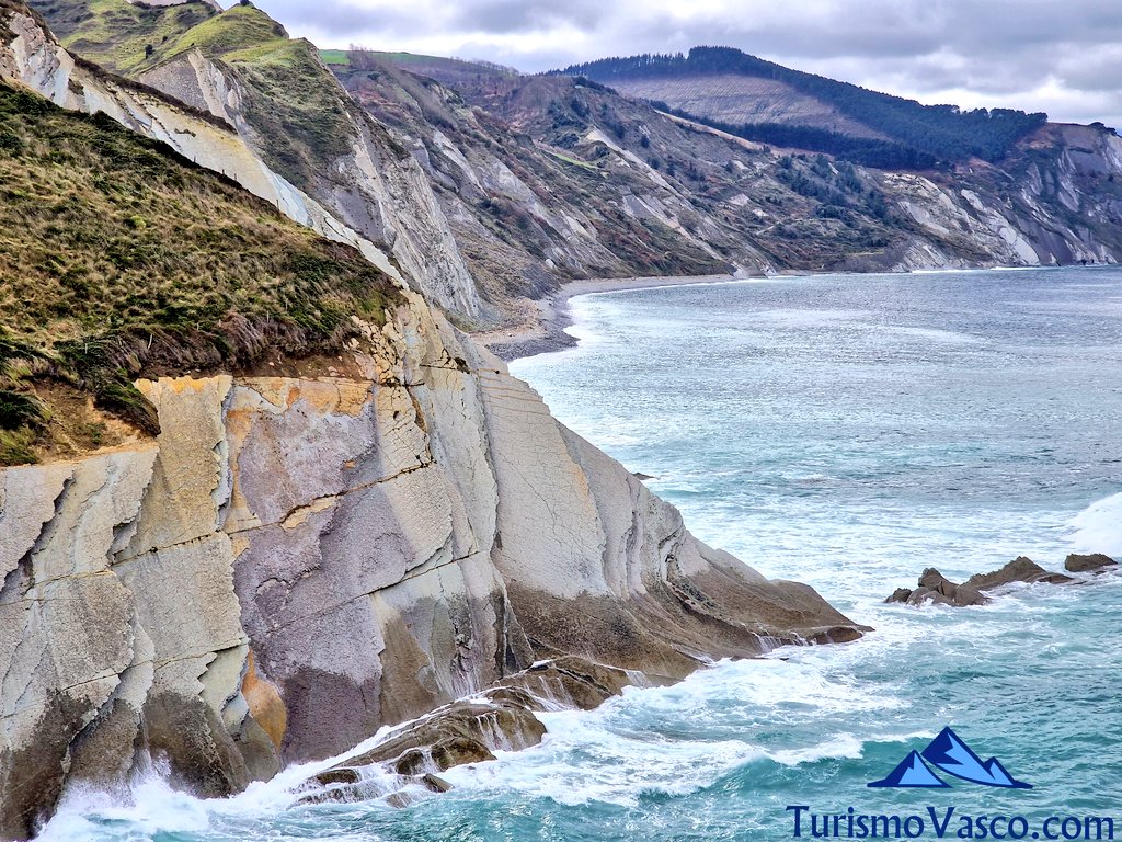 flysch cliffs of zumaia, geoparkea
