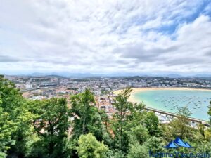 bahia de la concha desde urgull, donostia san sebastian