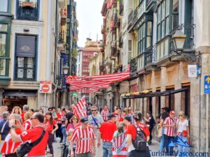 casco viejo de bilbao, final de copa del rey 2024