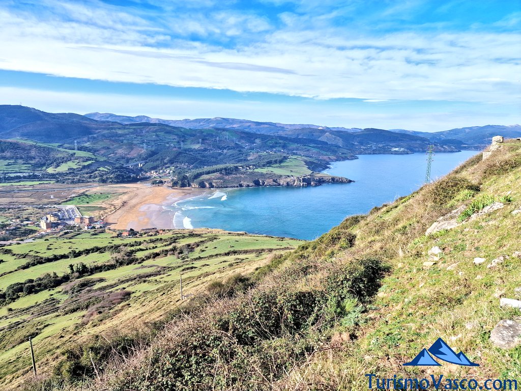 route to Punta Lucero, Zierbena