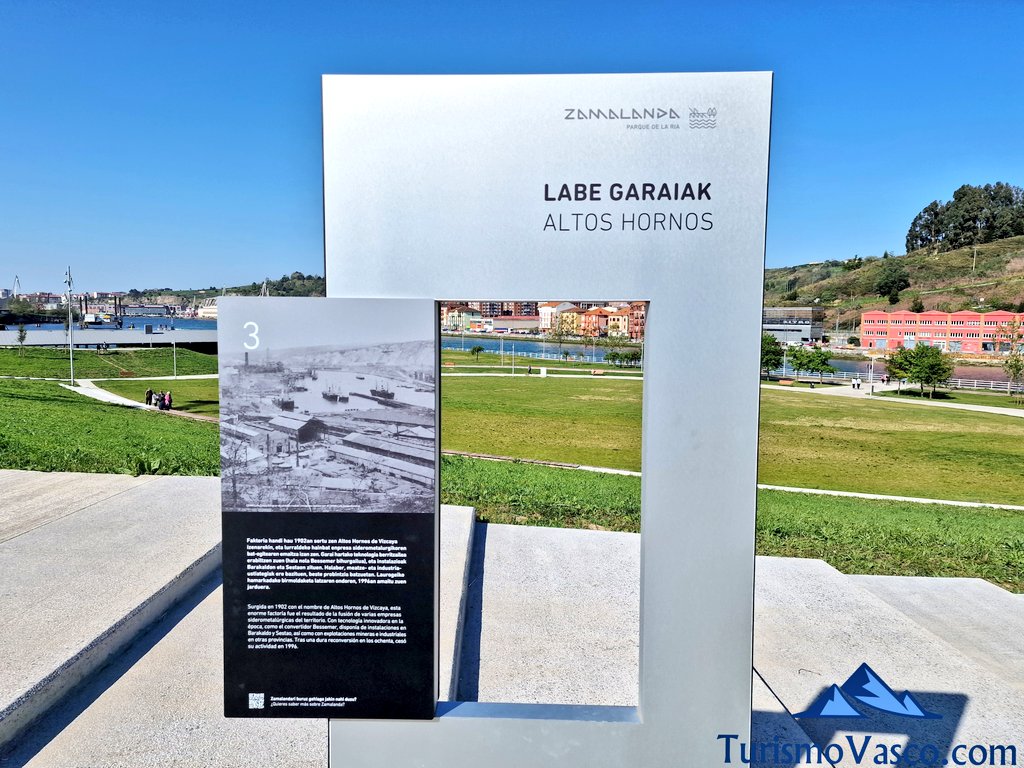 Barakaldo blast furnaces, Zamalanda park