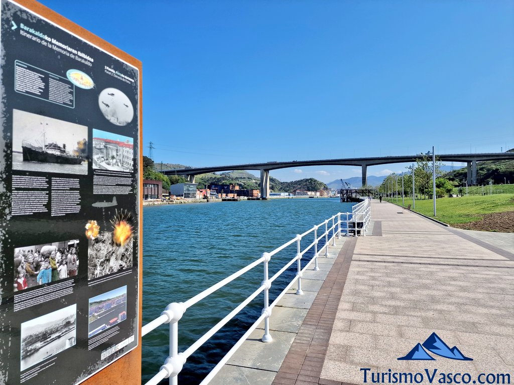 itinerario de la memoria barakaldo, Zamalanda, rutas en barco
