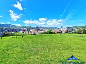 views from etxebarria park, guided tours in bilbao