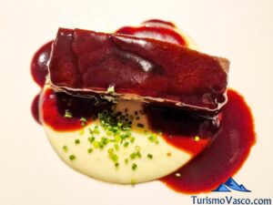 Meloso de ternera, restaurante lasai bilbao