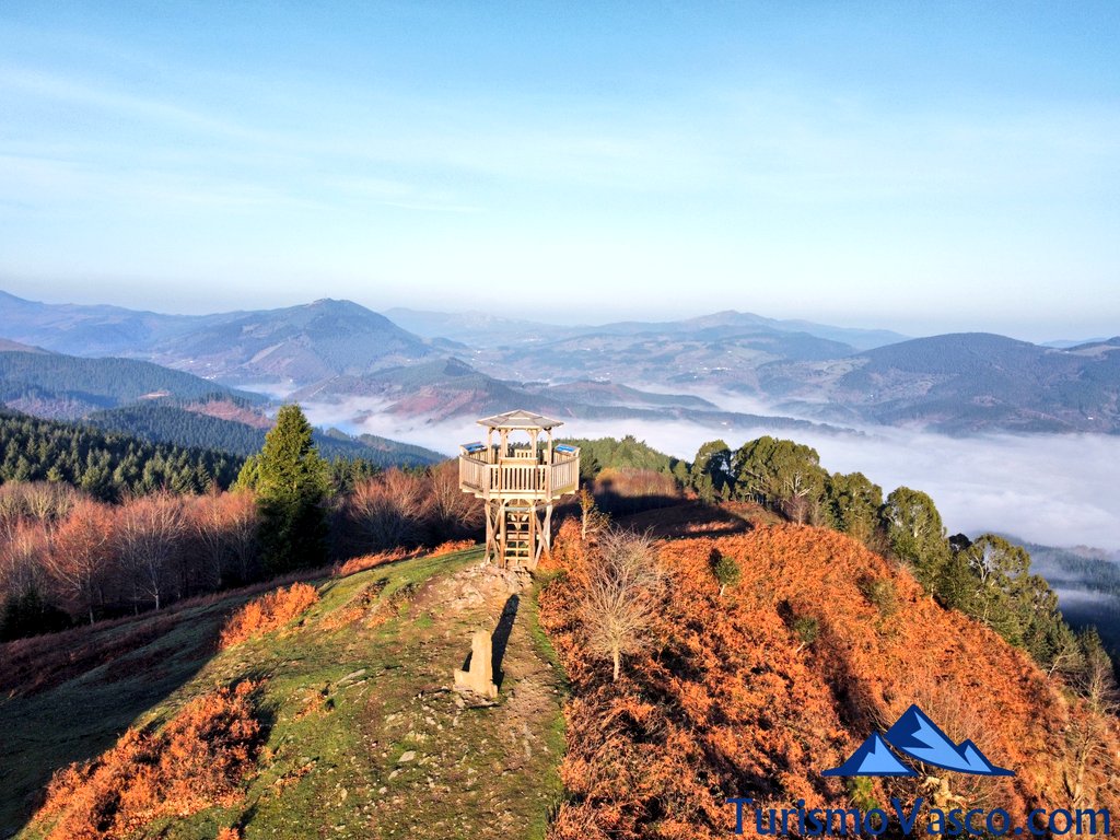 mirador del pico ilso, torre observacion de ilso en zalla