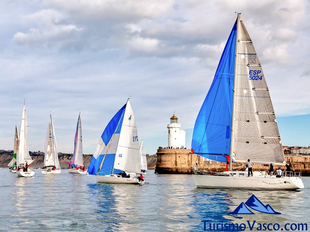 Regata en velero para grupos en Euskadi, team building para empresas