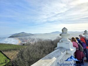 vistas de zarautz desde el torreon de vista alegre, visitas guiadas en zarautz