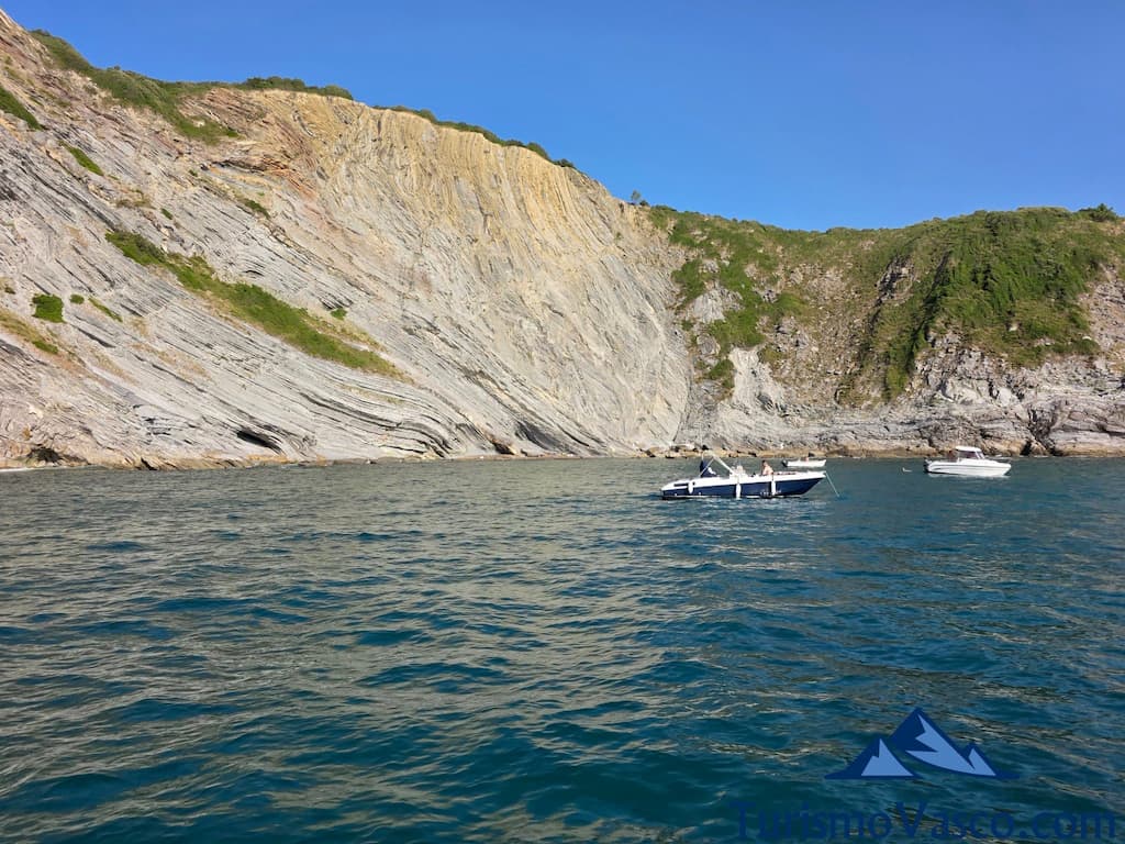 ruta en barco por los acantilados de gorliz
